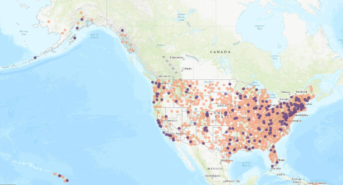 CARES Act Grants Map