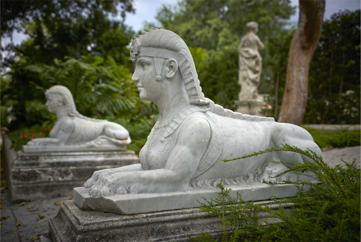 Sculptures on the estate.  Image courtesy of Vizcaya.