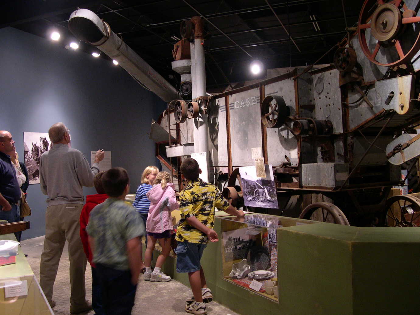 The *Farm Life* exhibition allows visitors to explore agriculture in the Chippewa Valley. Image courtesy of the Chippewa Valley Museum.