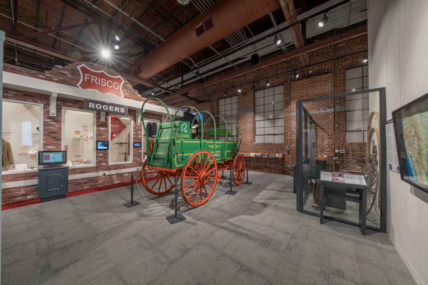 Rogers Historical Museum greatly expanded their capacity to host permanent and traveling exhibitions. Image courtesy of the museum.