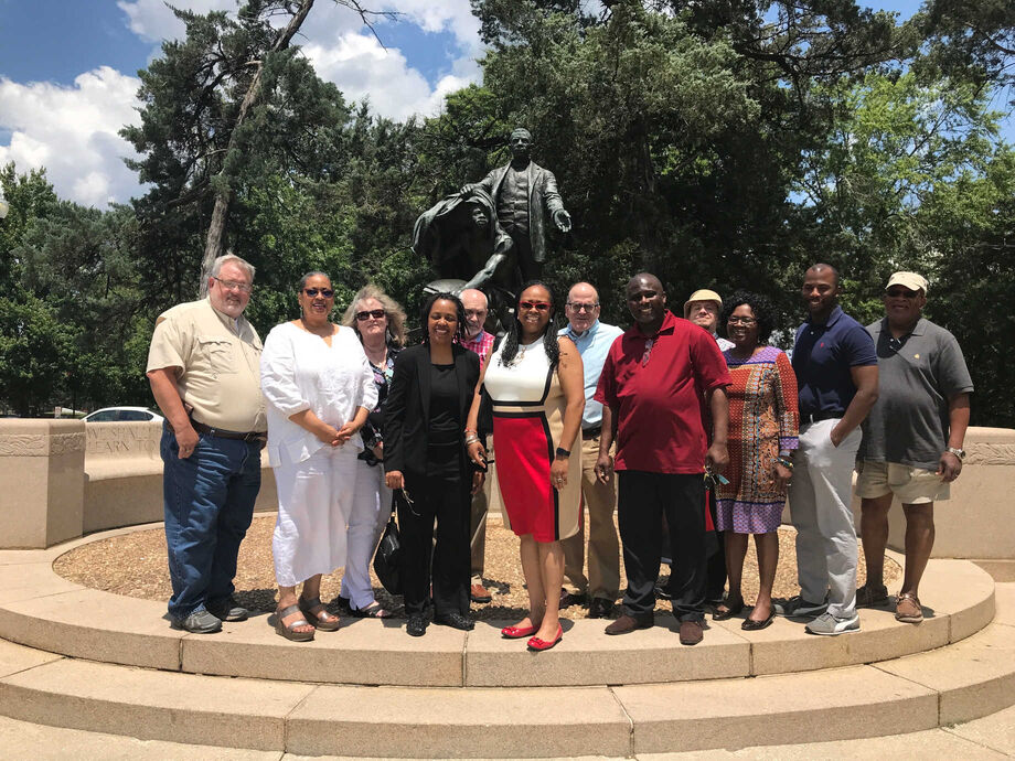 The workshops brought together a cohort of Tuskegee faculty to explore the local literary heritage of the area. Image courtesy of Tuskegee University.