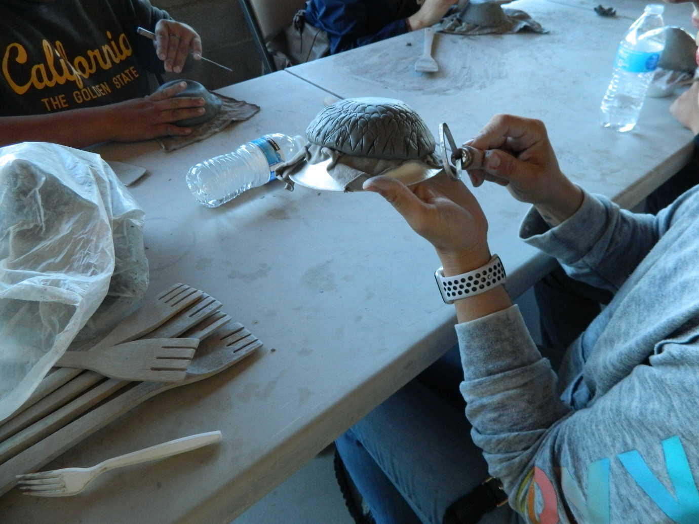 The Imperial Valley Desert Museum offers lifelong learning opportunities to locals, as with this coiled clay workshop. Image courtesy of the Imperial Valley Desert Museum.