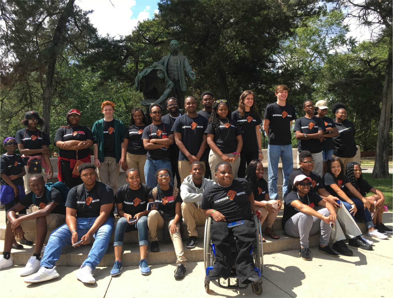 Participants in the Youth Leadership Program. Image courtesy of the Birmingham Civil Rights Institute.