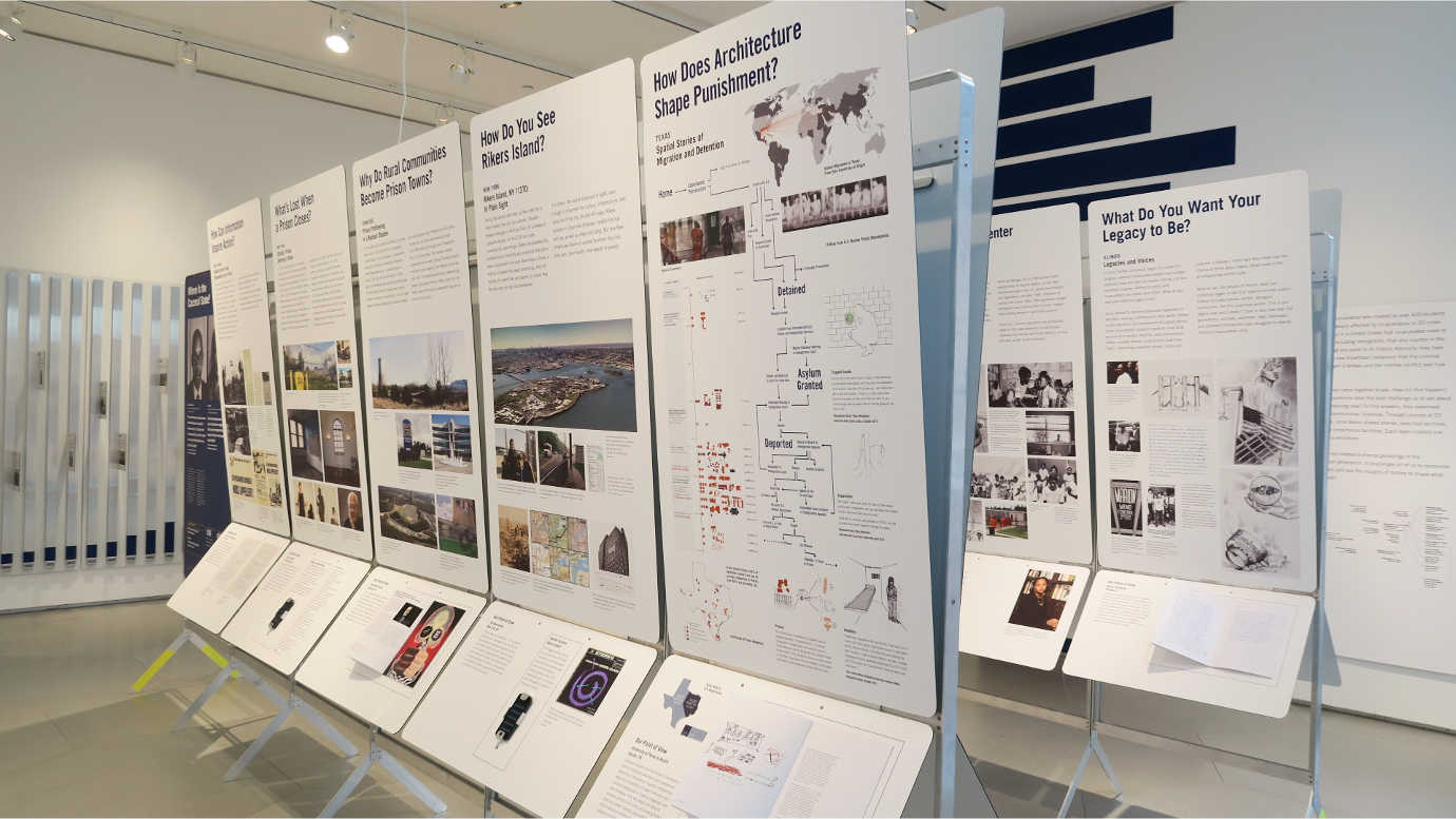 Students at each participating school design a panel for *States of Incarceration.* Image courtesy of the Humanities Action Lab.