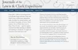 *The Journals of the Lewis & Clark Expedition*, funded by the National Endowment for the Humanities, is a major project of the Center for Digital Research in the Humanities at the University of Nebraska. Image courtesy of the center.