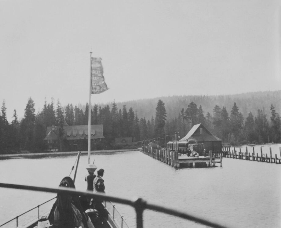The Steamer Tahoe at the Tahoe Tavern in Tahoe City. Image courtesy of the University of Nevada, Reno.