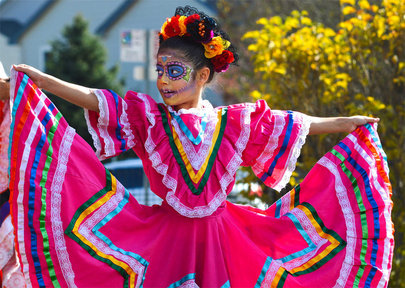 The Longmont Museum's premier event is the annual celebration of Día de los Muertos. Image courtesy of the Longmont Museum.