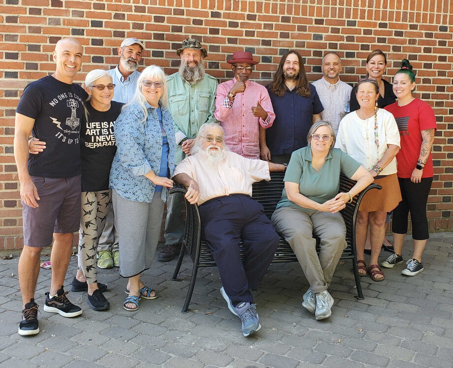 Discussion facilitators trained together over three days to form the Duty and War’s Impact on Women (DWIW) Cadre. Image courtesy of the David J. Drakulich Foundation.