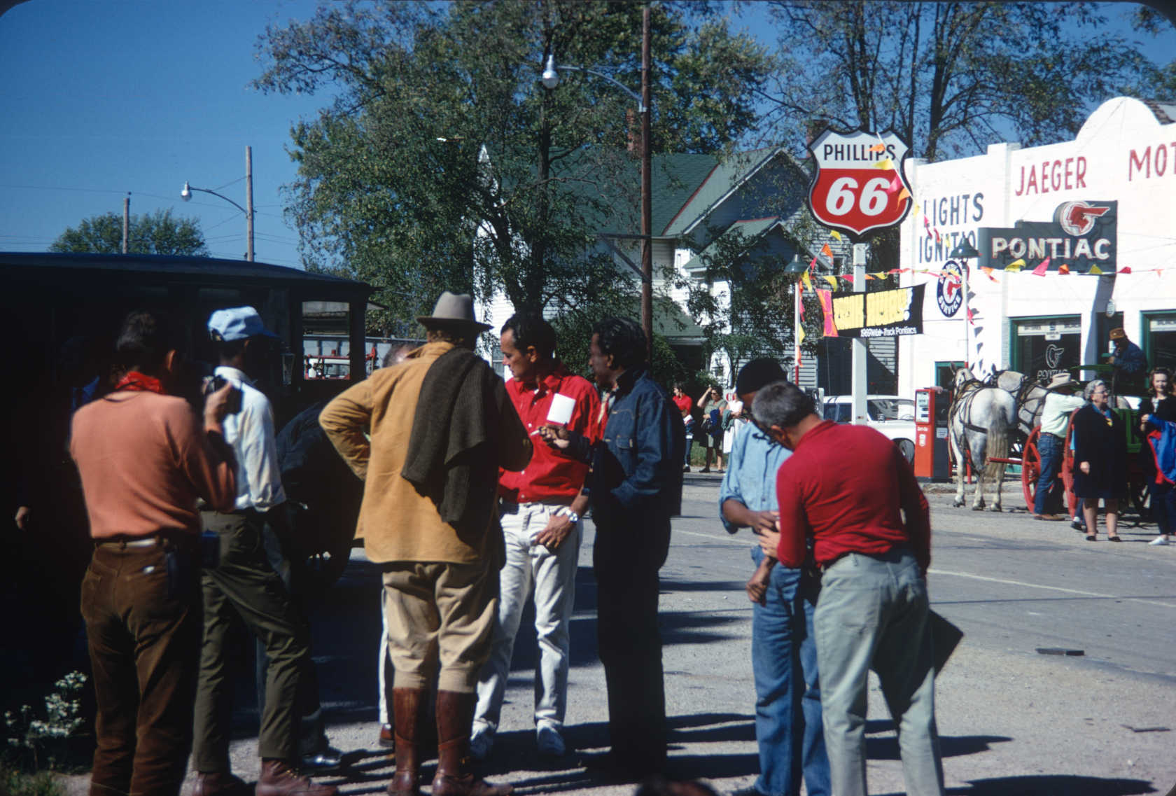 Filming of *The Learning Tree* in Fort Scott, Kansas. Image courtesy of Gordon Parks Papers, Morse Department of Special Collections, Kansas State University, 1968.