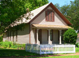 Today, Willa Cather’s Childhood Home is a National Historic Landmark and historic house museum. Information about guided tours can be found at the National Willa Cather Center or by visiting the website. Image courtesy of the National Willa Cather Center.