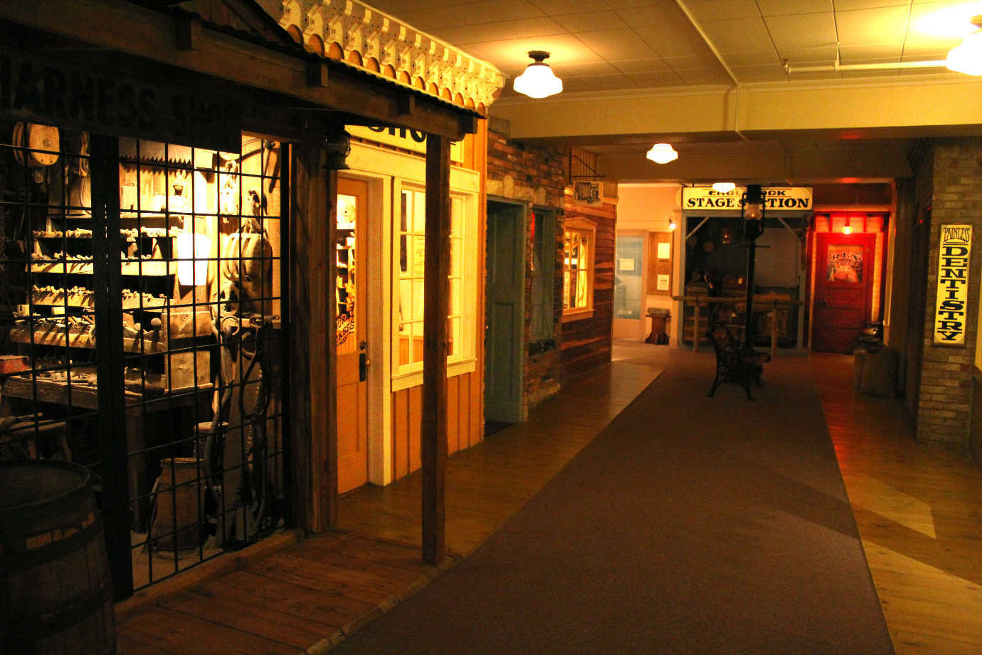 The larger space will allow the Museum of Idaho to expand its permanent exhibition from the current *Eagle Rock, U.S.A.*, pictured here, to a more comprehensive exhibition interpreting the region from the Ice Age to the present day. Image courtesy of the Museum of Idaho.