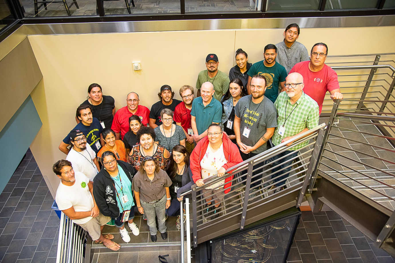 Participants and staff of the Module 2 Workshop for National Breath of Life Archival Institute held at Miami University, Oxford, Ohio. 2019. Photo Credit: Karen L. Baldwin