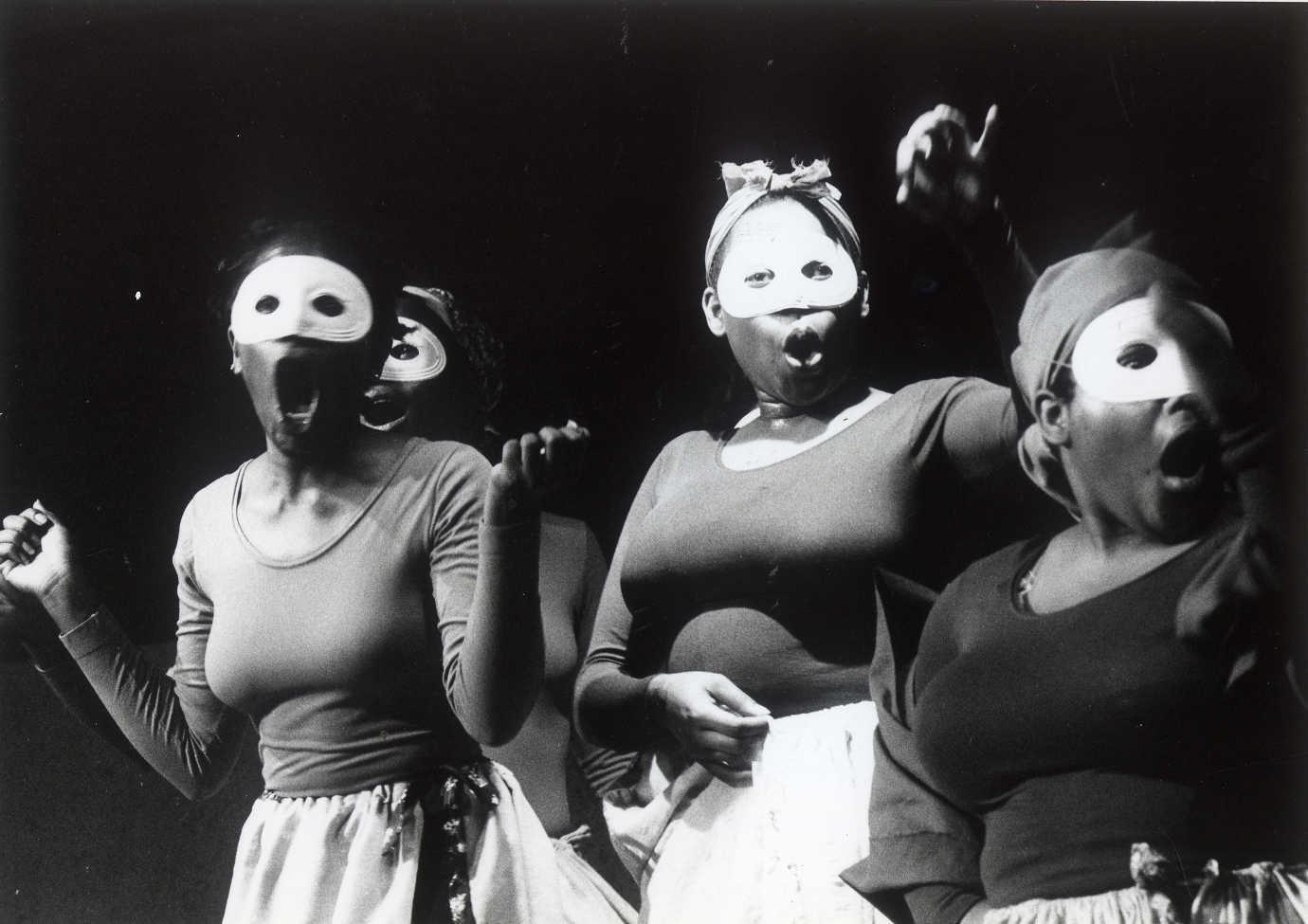 Performance by the Free Southern Theater, circa 1970-1978. From the Free Southern Theater Records. Image courtesy of the Amistad Research Center.