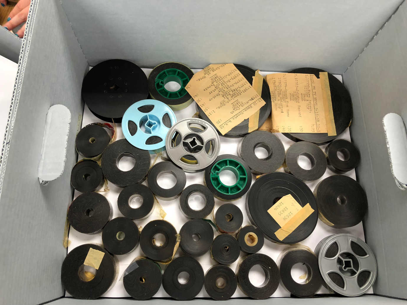 NEH funding helped Wartburg College rehouse portions of its film collection. Image courtesy of Wartburg College.