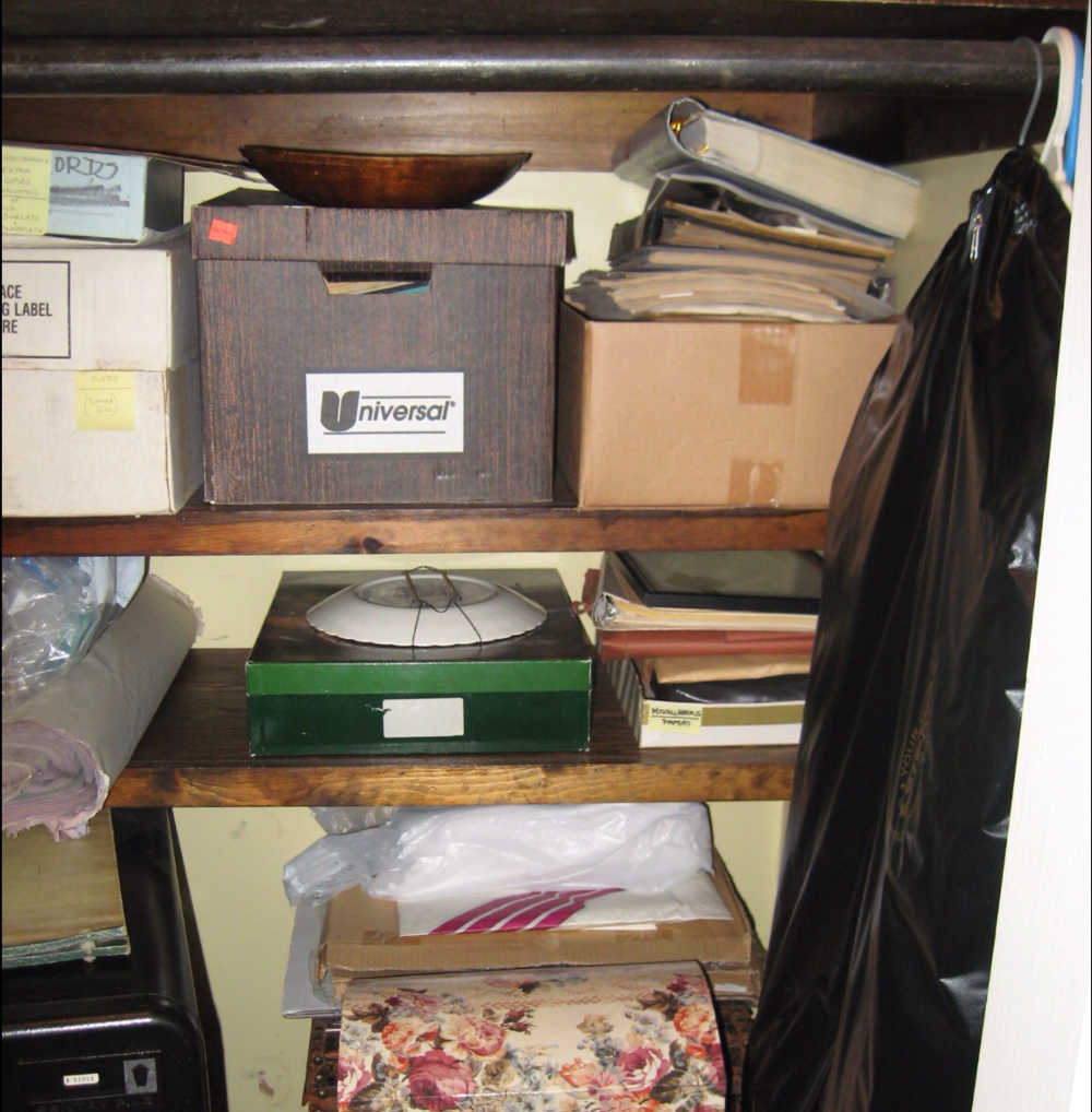 Invaluable church records are often stored in closets and attics. Image courtesy of the Congregational Library.