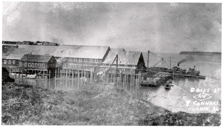 The Diamond NN Cannery waterfront, 1914. APA Collection, NPS San Francisco Maritime Historic Park. Image courtesy of the NN Cannery History Project.