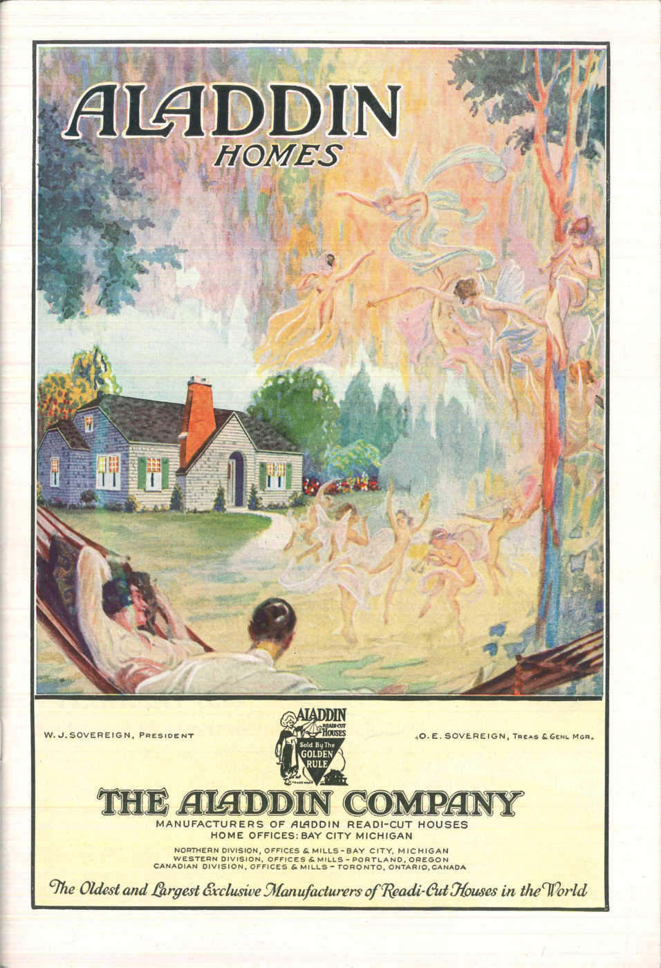 An Aladdin Company Catalog c. 1931. Image courtesy of the Clarke Historical Library at Central Michigan University.
