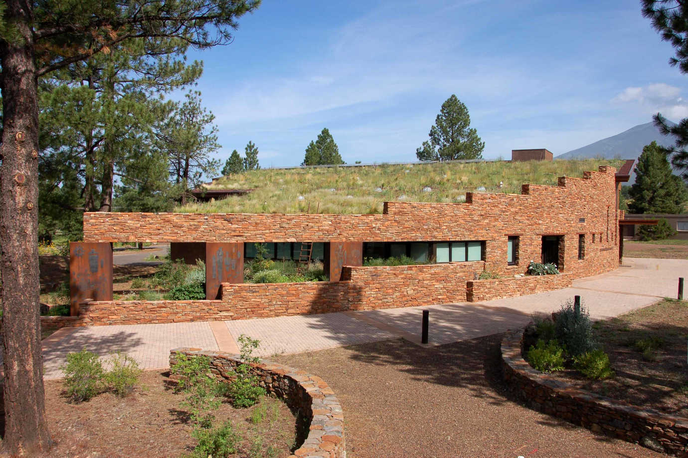 The Easton Collection Center is a LEED Platinum certified building that cares for tribal and cultural objects curated by the museum. Image courtesy of the Museum of Northern Arizona.