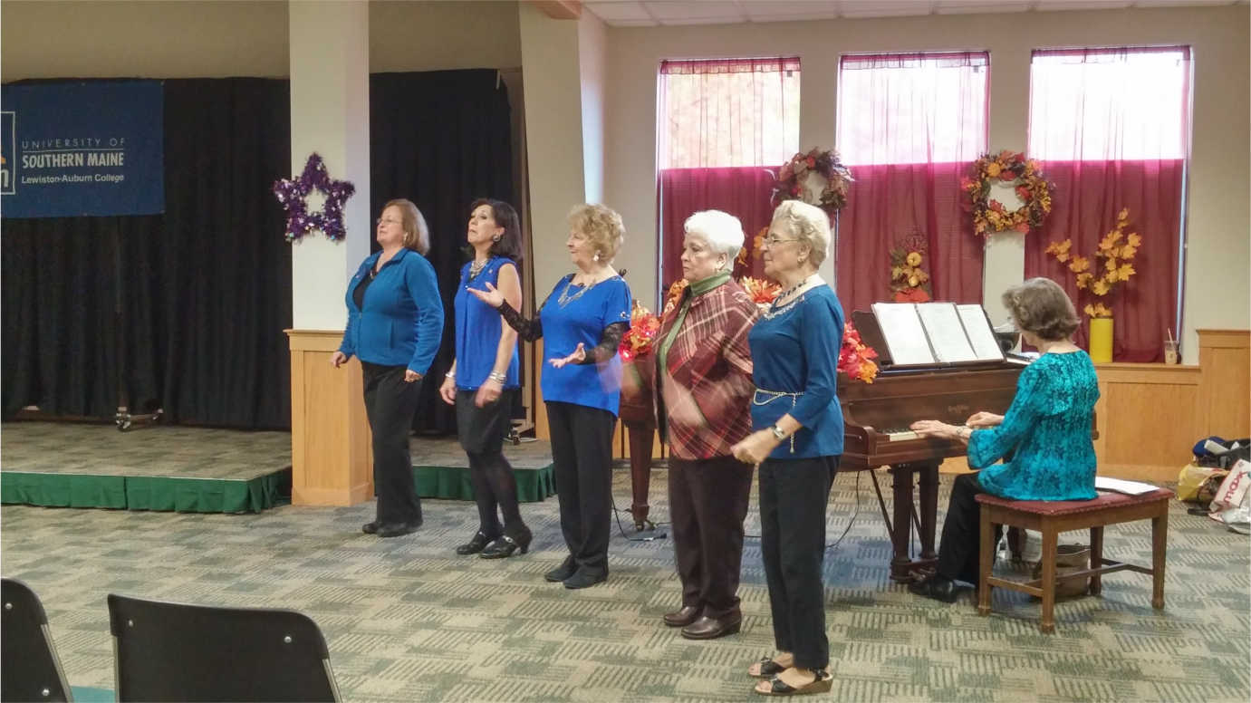 A musical ensemble performs at the exhibition opening, which included a discussion led by two veterans. Image courtesy of the Franco-American Collection.