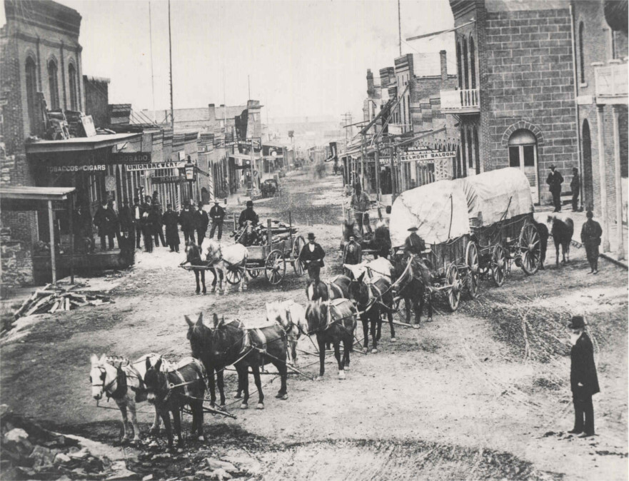 Helena, Montana in the nineteenth century. Image courtesy of the Montana Historical Society.