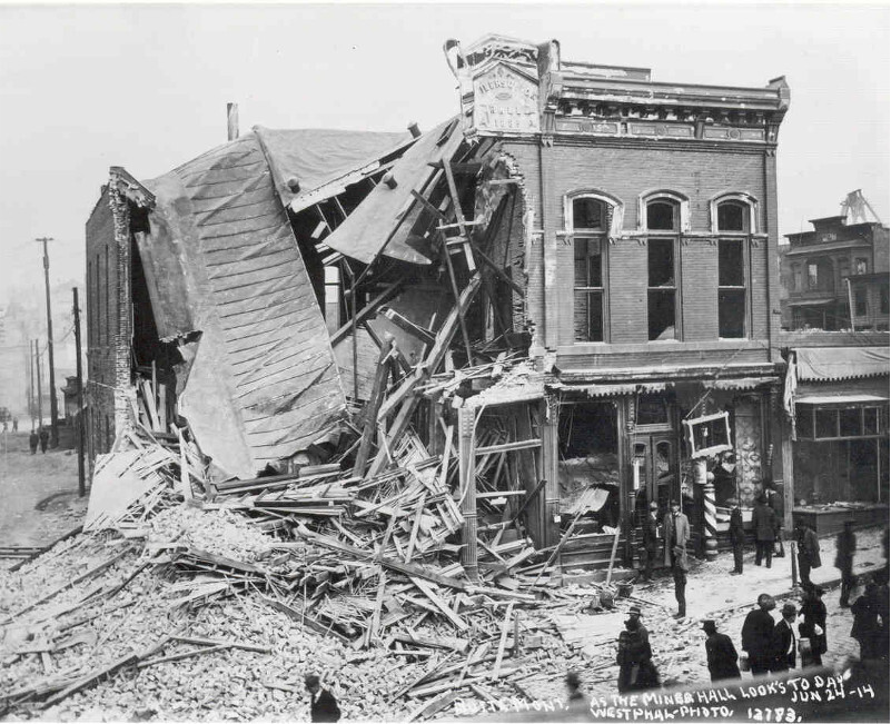 Participants in the seminar are encouraged to incorporate archival documents, like this picture of a nineteenth-century mining town, into their classrooms.  Image courtesy of the Montana Historical Society.