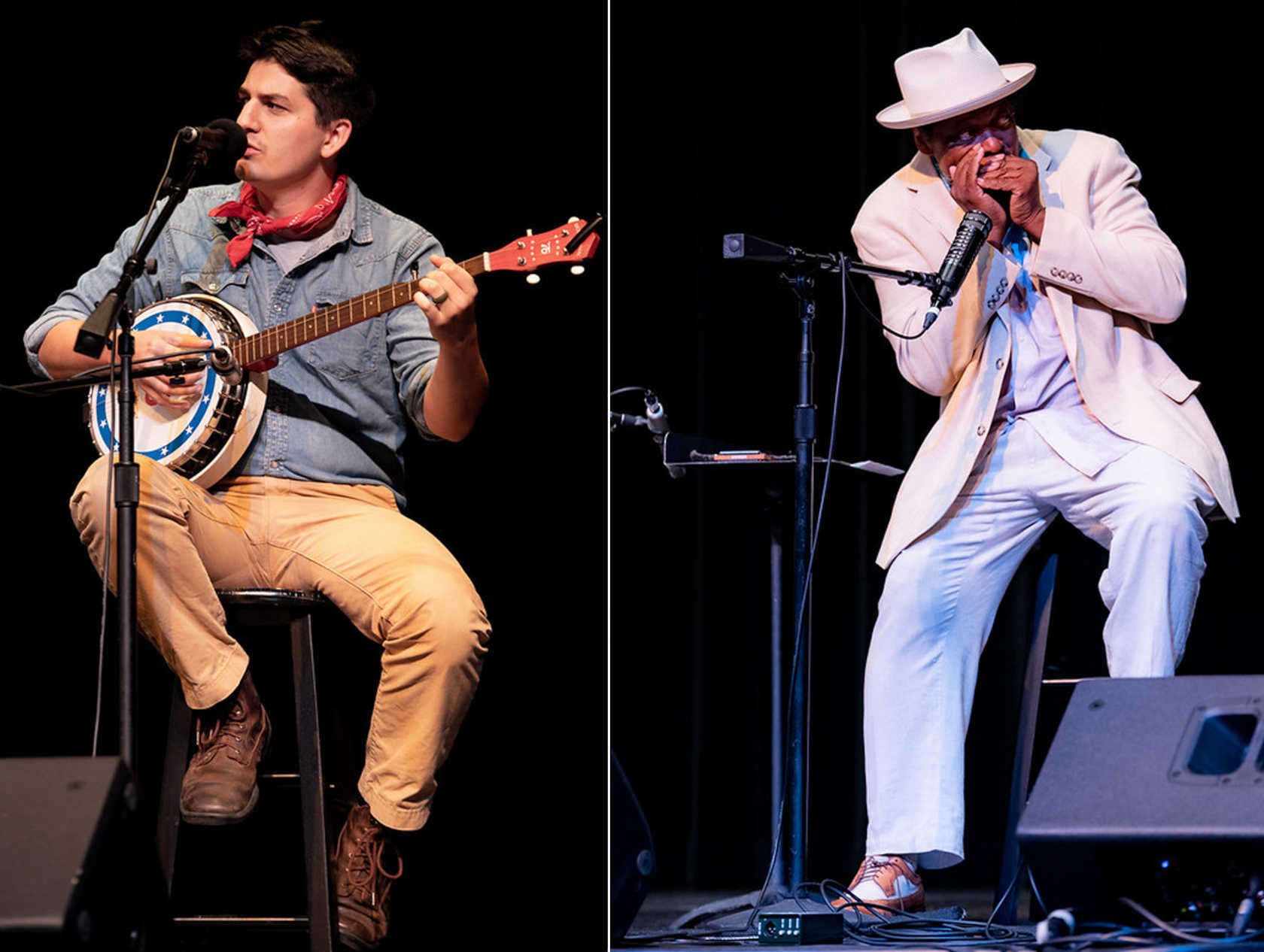 Musicians perform at the kickoff event for the 100th anniversary of the Battle of Blair Mountain. Image courtesy of the West Virginia Mine Wars Museum.