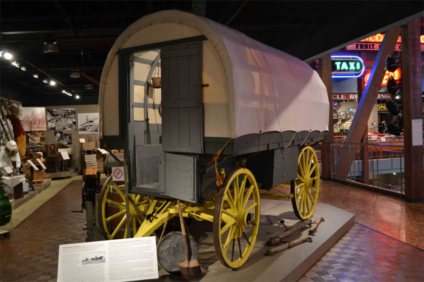 The Yakima Valley Museum provides visitors with an in-depth look at the region’s history and culture through exhibitions focused on the land, people, community, and technology that has kept the Yakima Valley connected to the nation and world. Image courtesy of the Yakima Valley Museum.