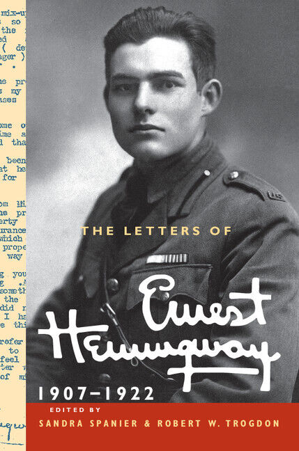 Cover image courtesy of the Cambridge University Press and the Hemingway Letters Project.