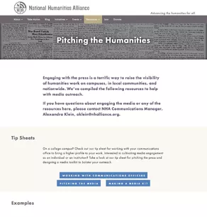 Pitching the Humanities Toolkit